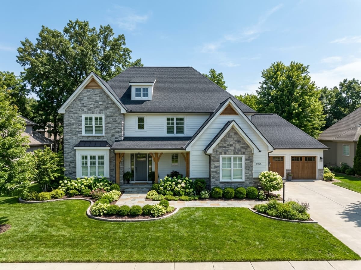 Two-Story Residence Architectural Shingle Roof Replacement